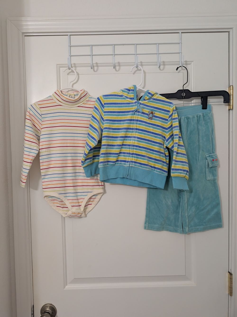 Vintage Y2K Gymboree Sugar & Spice 3T 3 Piece Velour Outfit Set